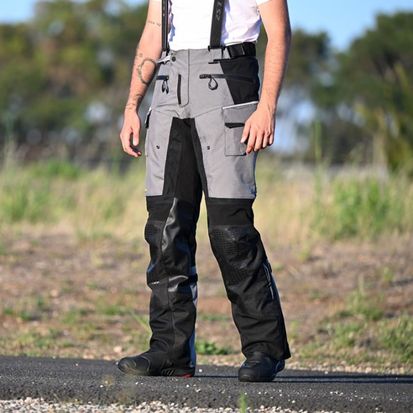 Pantalon LS2 Apollo Hombre Negro / Gris